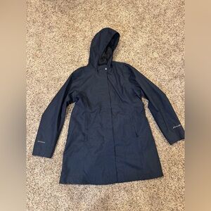 Eddie Bauer Blue Rain Jacket